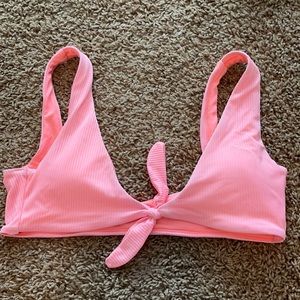 Bright pink bikini top!